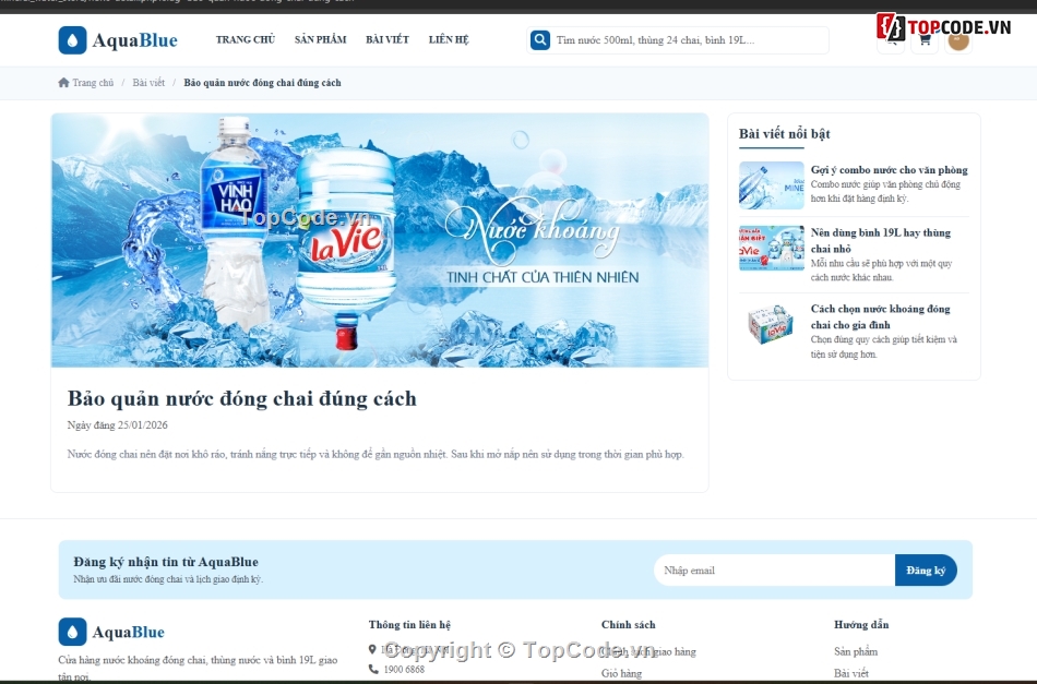 website,bán website,website bán nước